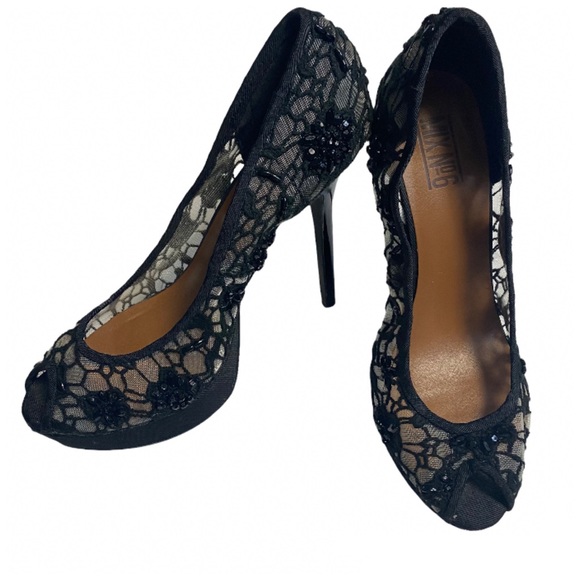 Mix No. 6 Shoes - Mix No.6 Black Party Pumps